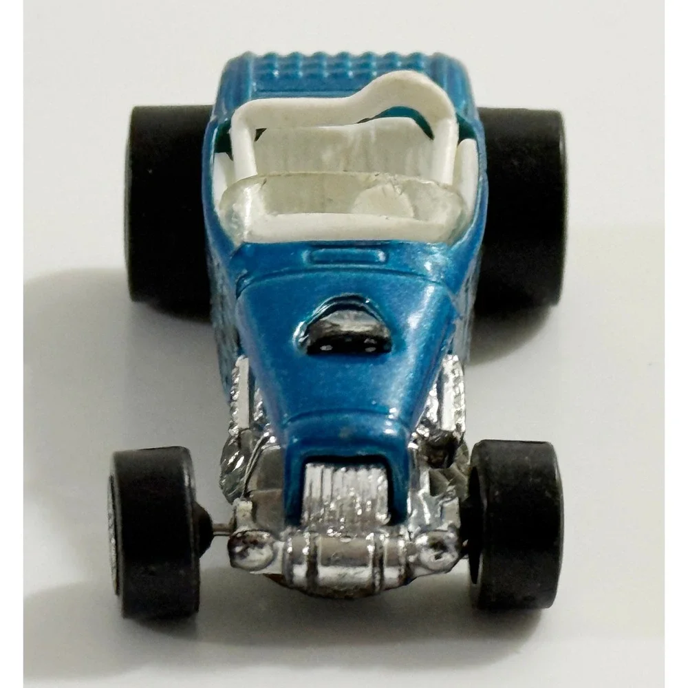Hot‎ Wheels Deuce Roadster Kids 1:64 Blue Flame Diecast Hot Rod Car 1999